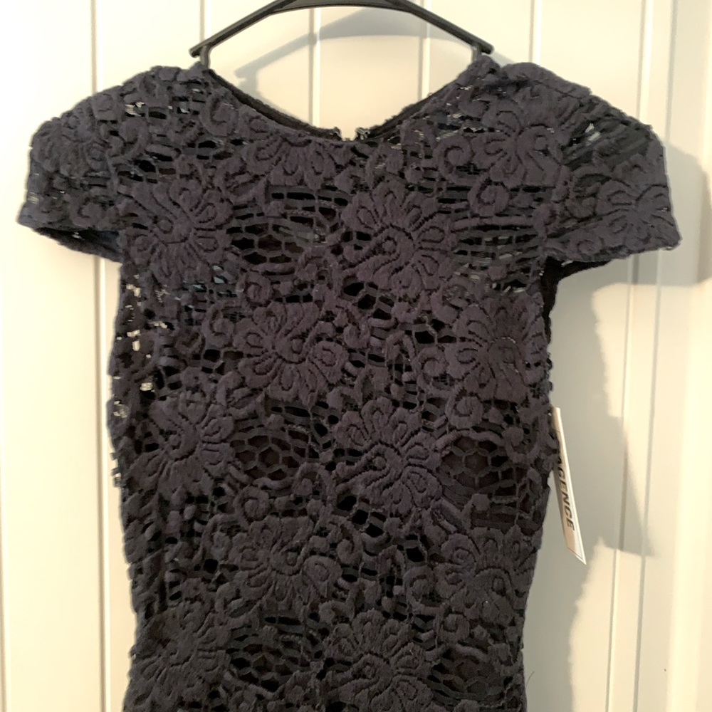 L’agence navy lace dress